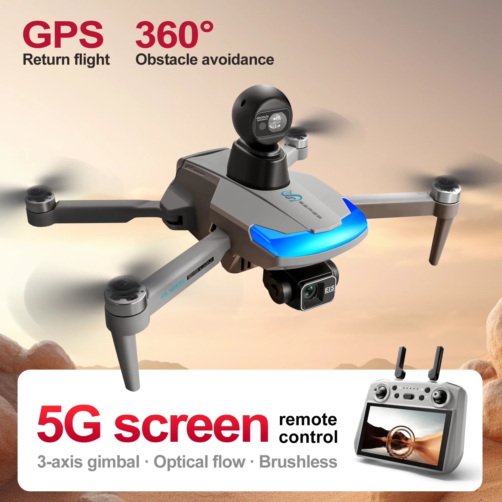 S185 Professionele Drone 2.7K  - Drone Photogrammetry recensie en prijs
