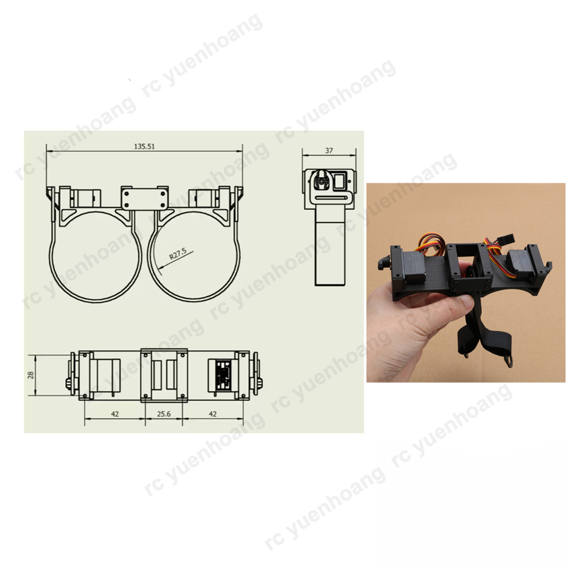 1PCS Verstelbare Afstandsbedie - Drone Thermal Imaging recensie en prijs